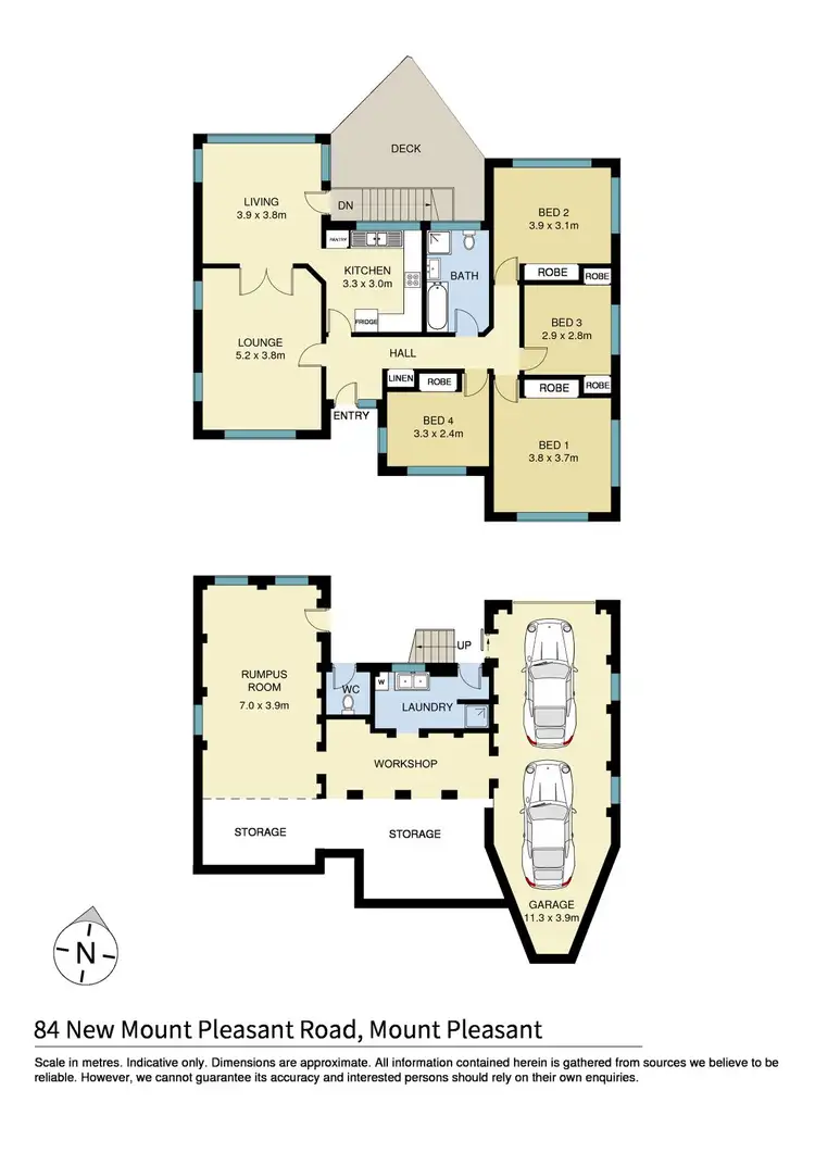 Floorplan of Homely house listing, 84 New Mount Pleasant Road, Mount Pleasant NSW 2519