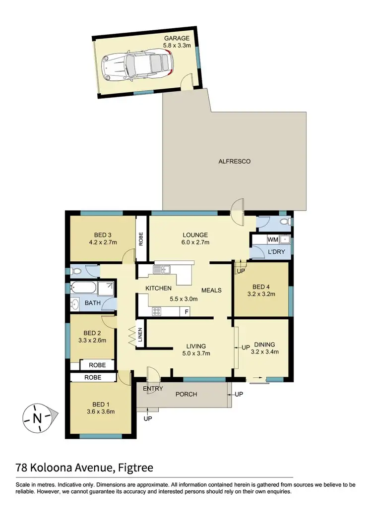 Floorplan of Homely house listing, 78 Koloona Avenue, Figtree NSW 2525