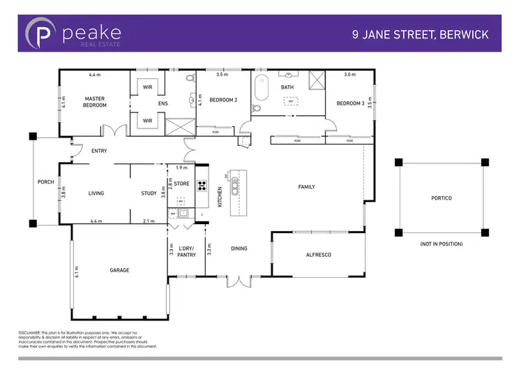 Floorplan of Homely house listing, 9 Jane Street, Berwick VIC 3806