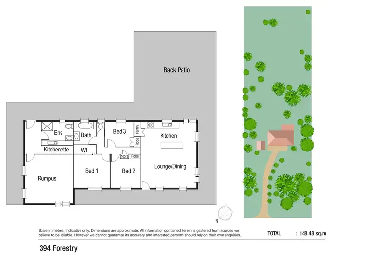 Floorplan of Homely rural property listing, 394 Forestry, Bluewater Park QLD 4818