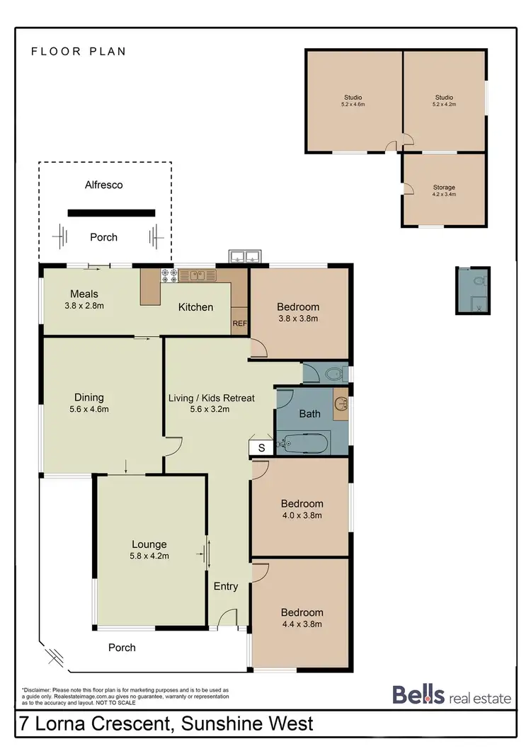 Floorplan of Homely house listing, 7 Lorna Crescent, Sunshine West VIC 3020