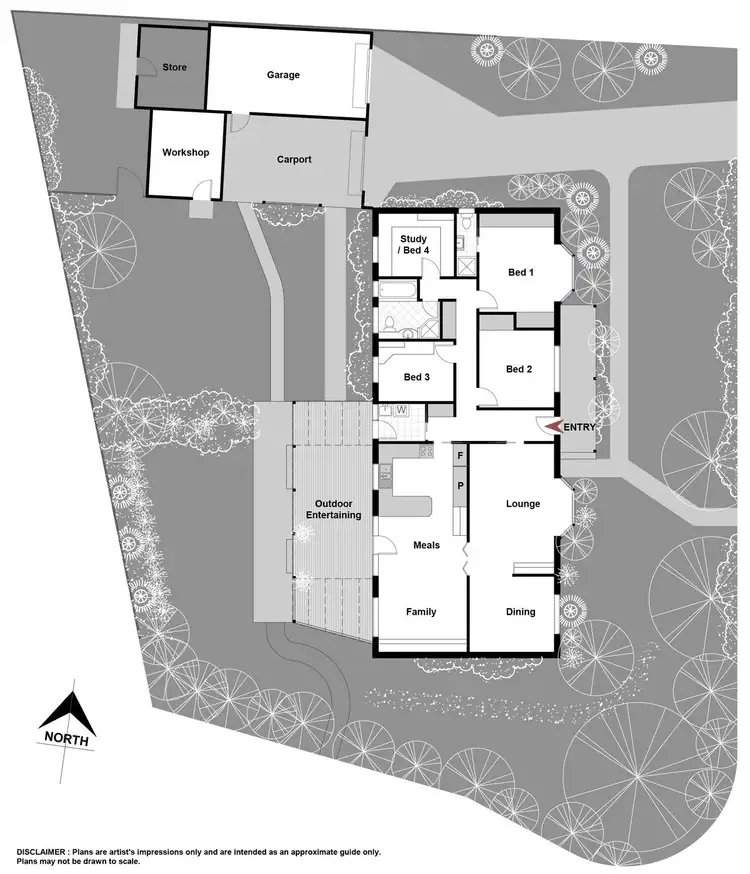 Floorplan of Homely house listing, 4 Mulley Street, Holder ACT 2611