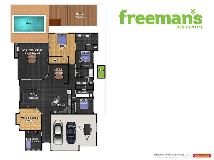 Floorplan of Homely house listing, 9 Parrot Close, Kanimbla QLD 4870