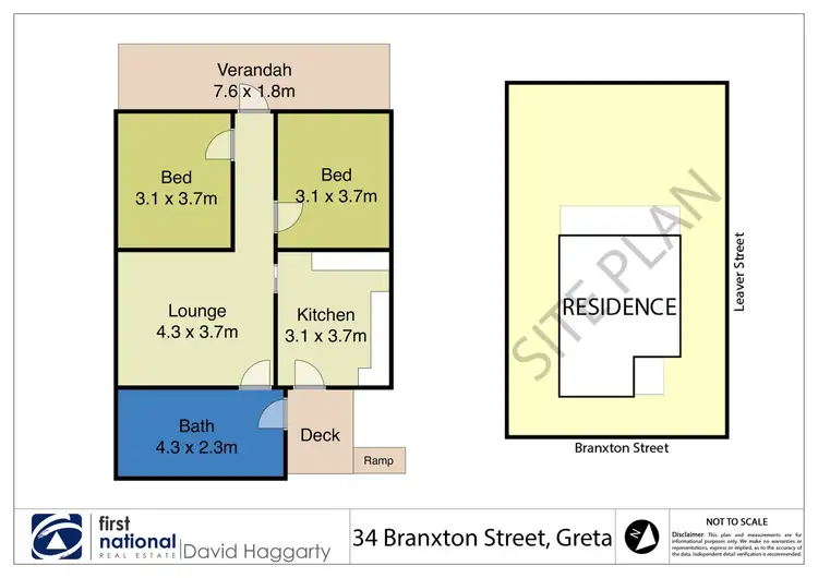 Floorplan of Homely house listing, 34 Branxton Street, Greta NSW 2334