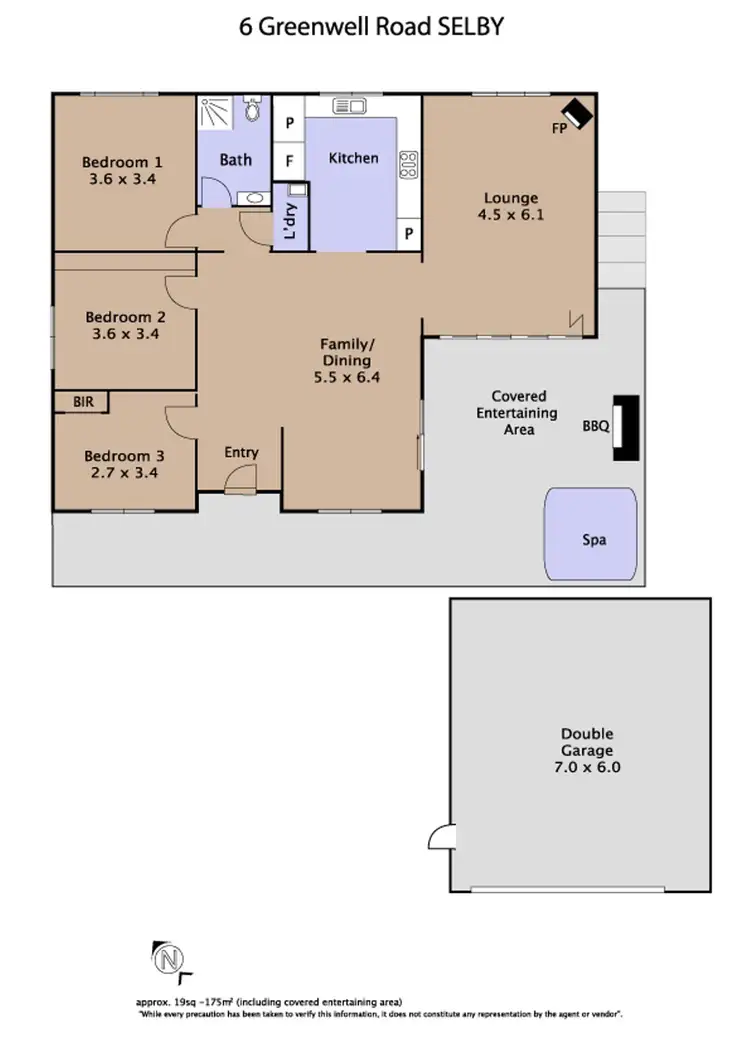 Floorplan of Homely house listing, 100 Belgrave-Gembrook Road, Selby VIC 3159