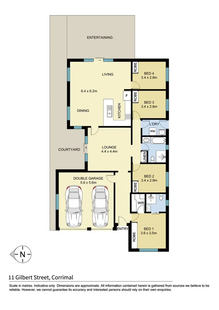 Floorplan of Homely house listing, 11 Gilbert Street, Corrimal NSW 2518