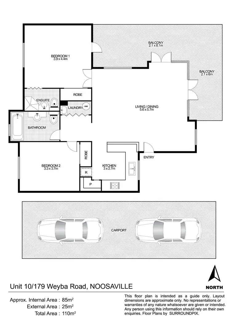 Floorplan of Homely apartment listing, 10/179 Weyba Road, Noosaville QLD 4566