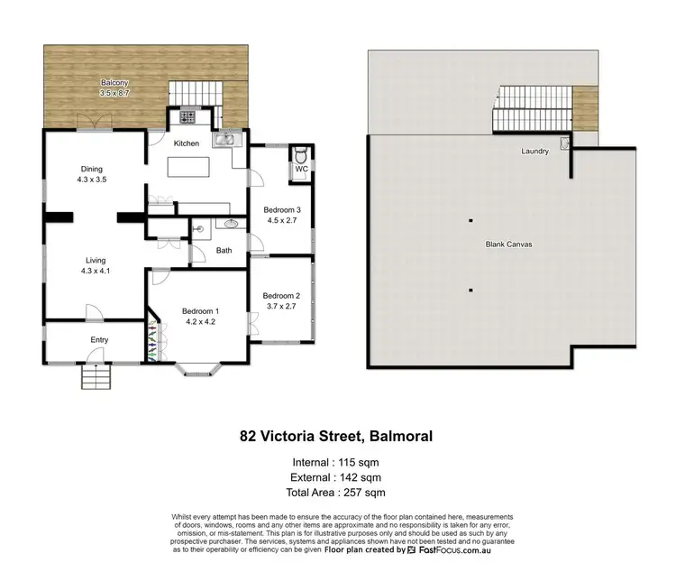 Floorplan of Homely house listing, 82 Victoria Street, Balmoral QLD 4171
