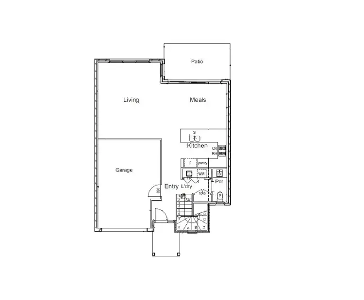 Floorplan of Homely townhouse listing, Unit 7/365 Pound Road, Hampton Park VIC 3976