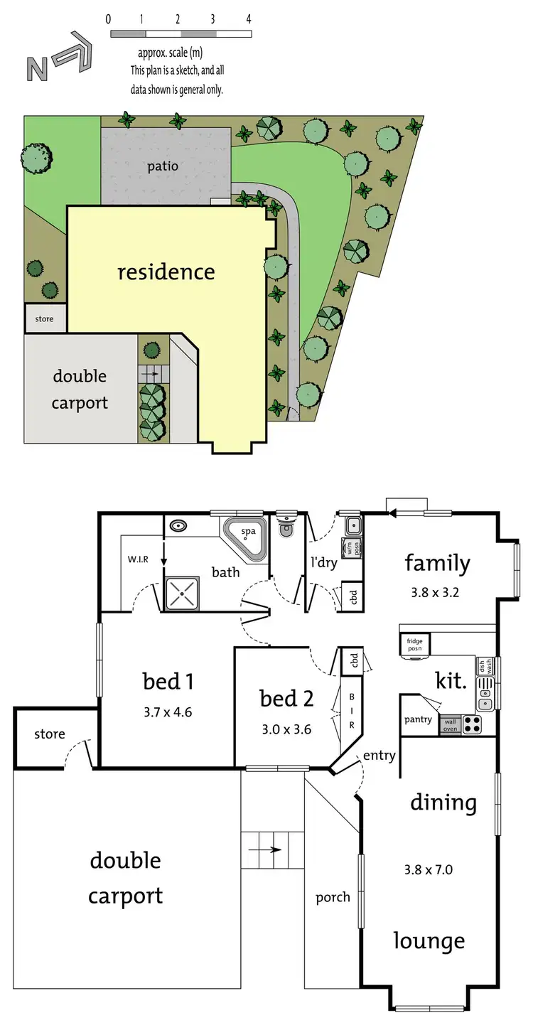 Floorplan of Homely unit listing, 2/307-309 Canterbury Road, Forest Hill VIC 3131