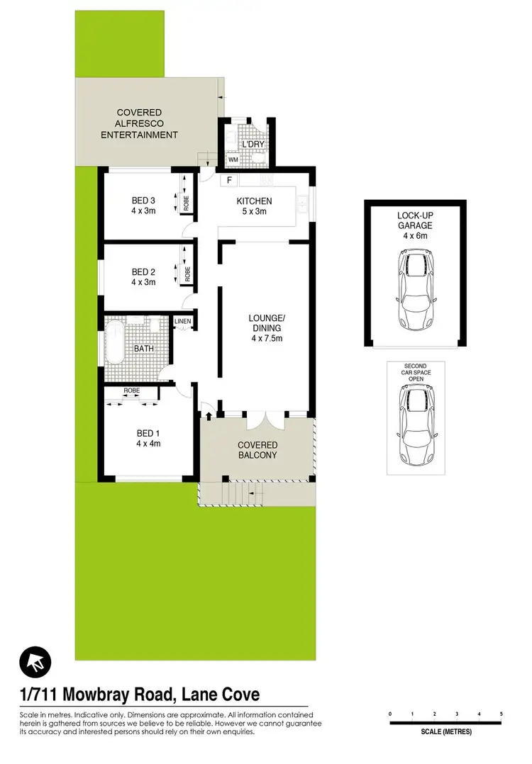 Floorplan of Homely house listing, 1/711 Mowbray Road, Lane Cove NSW 2066