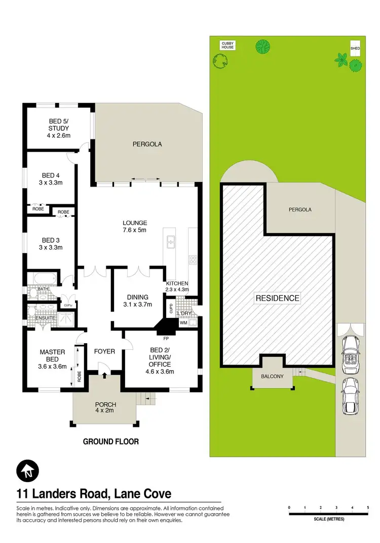 Floorplan of Homely house listing, 11 Landers Road, Lane Cove NSW 2066