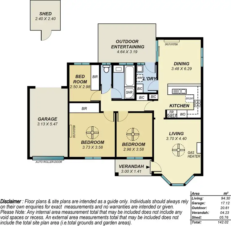 Floorplan of Homely unit listing, 2/9 View Avenue, Seaton SA 5023