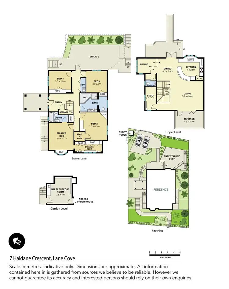 Floorplan of Homely house listing, 7 Haldane Crescent, Lane Cove NSW 2066