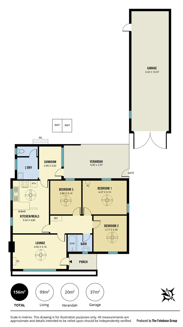 Floorplan of Homely house listing, 16 Blackburn Ave, Glenelg North SA 5045