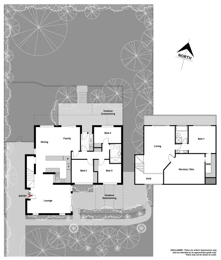 Floorplan of Homely house listing, 36 Esperance Street, Red Hill ACT 2603