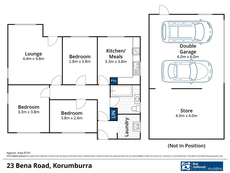Floorplan of Homely house listing, 23 Bena Road, Korumburra VIC 3950