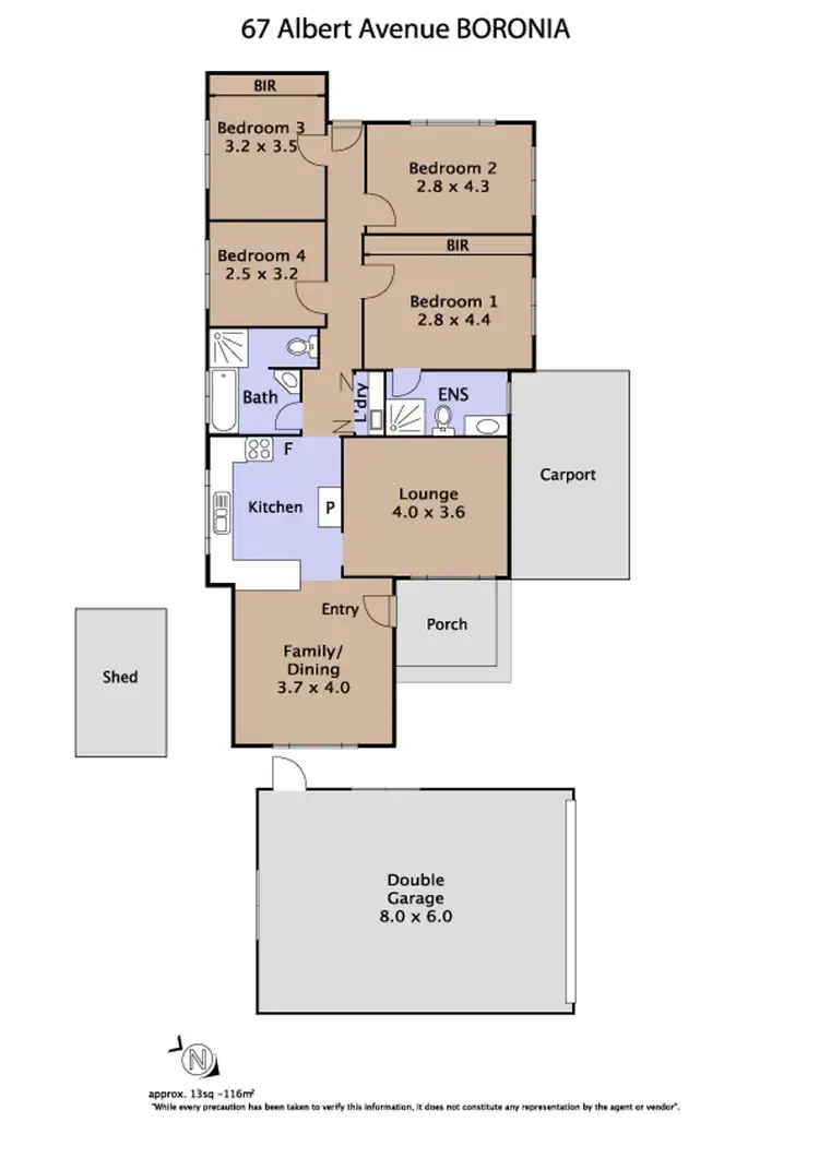 Floorplan of Homely house listing, 67 Albert Avenue, Boronia VIC 3155