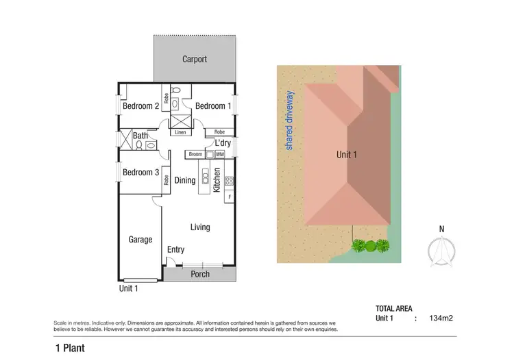 Floorplan of Homely semi-detached listing, 1C Plant Street, West End QLD 4810