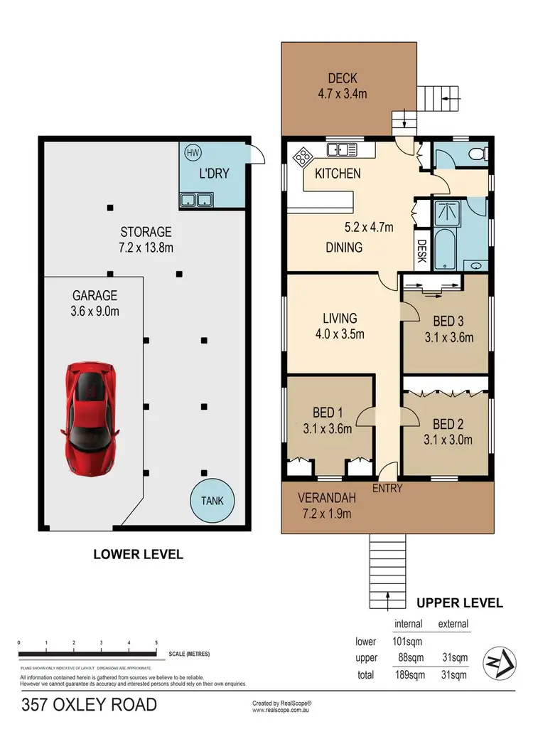 Floorplan of Homely house listing, 357 Oxley Road, Sherwood QLD 4075