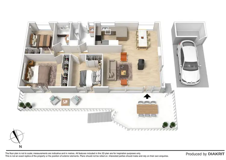 Floorplan of Homely house listing, 18 Grandview Crescent, Upper Ferntree Gully VIC 3156