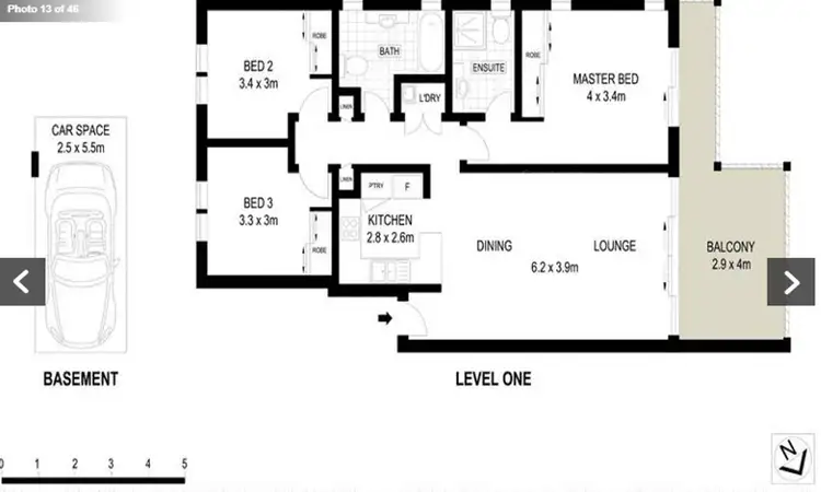 Floorplan of Homely unit listing, 13/5-7 Nellie Street, Parramatta Park QLD 4870