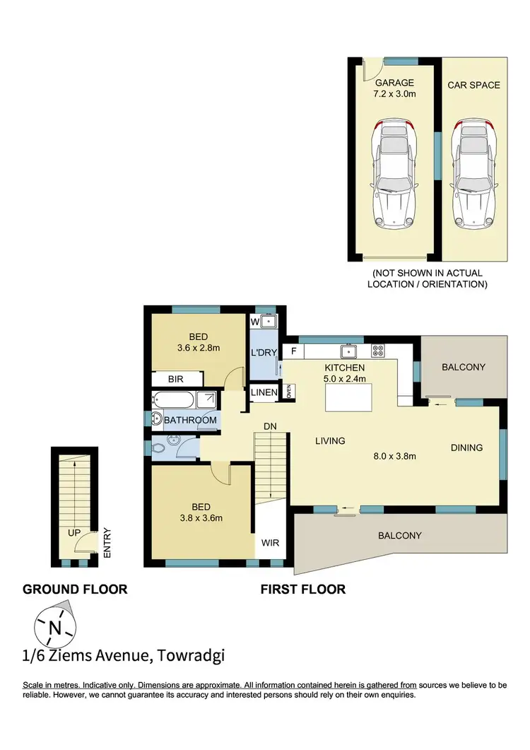 Floorplan of Homely unit listing, 1/6 Ziems Avenue, Towradgi NSW 2518