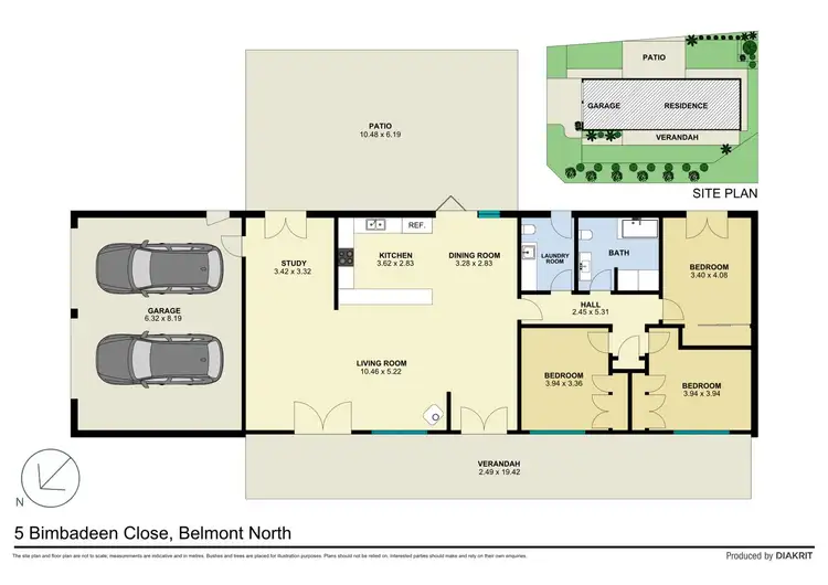 Floorplan of Homely house listing, 5 Bimbadeen Close, Belmont North NSW 2280