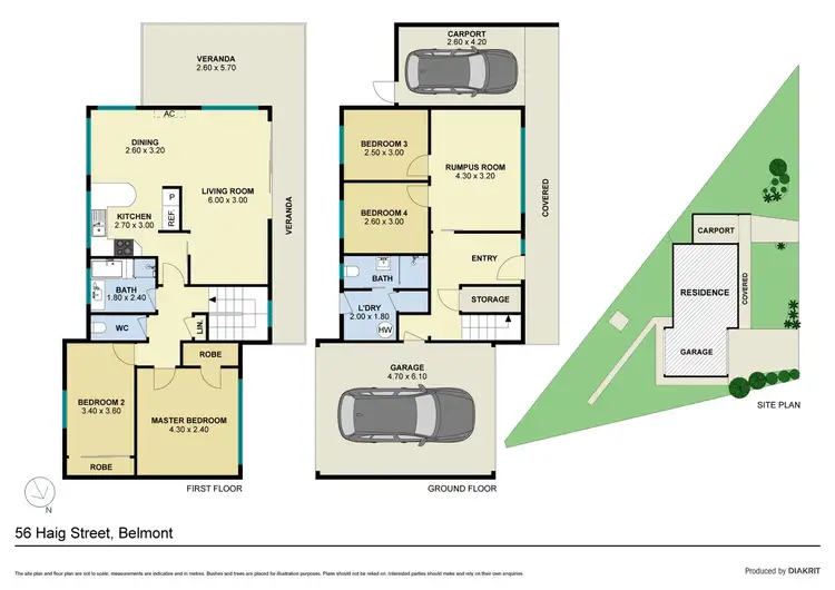 Floorplan of Homely house listing, 56 Haig Street, Belmont NSW 2280