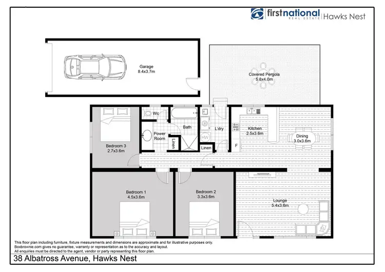 Floorplan of Homely house listing, 38 Albatross Avenue, Hawks Nest NSW 2324