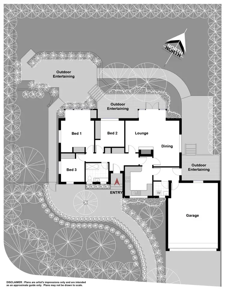 Floorplan of Homely house listing, 48 Stonehaven Crescent, Deakin ACT 2600