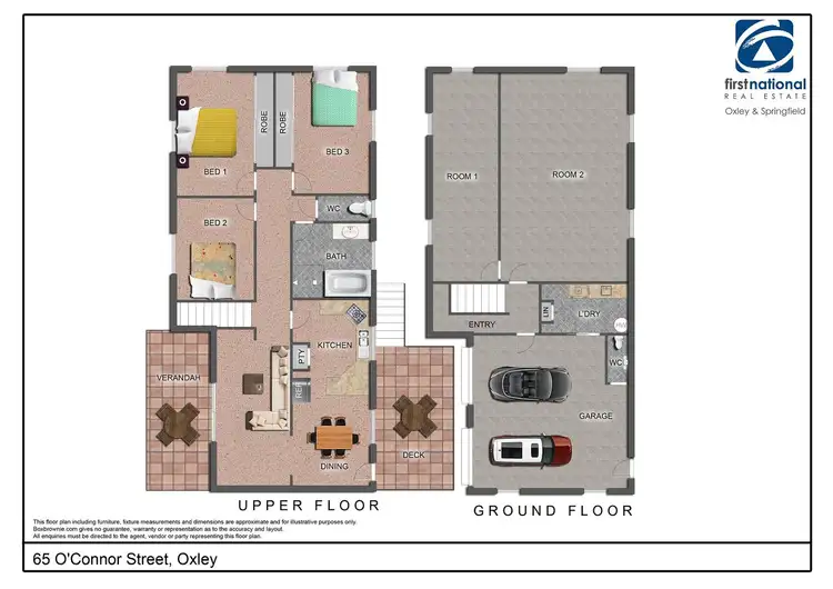 Floorplan of Homely house listing, 65 O'Connor Street, Oxley QLD 4075