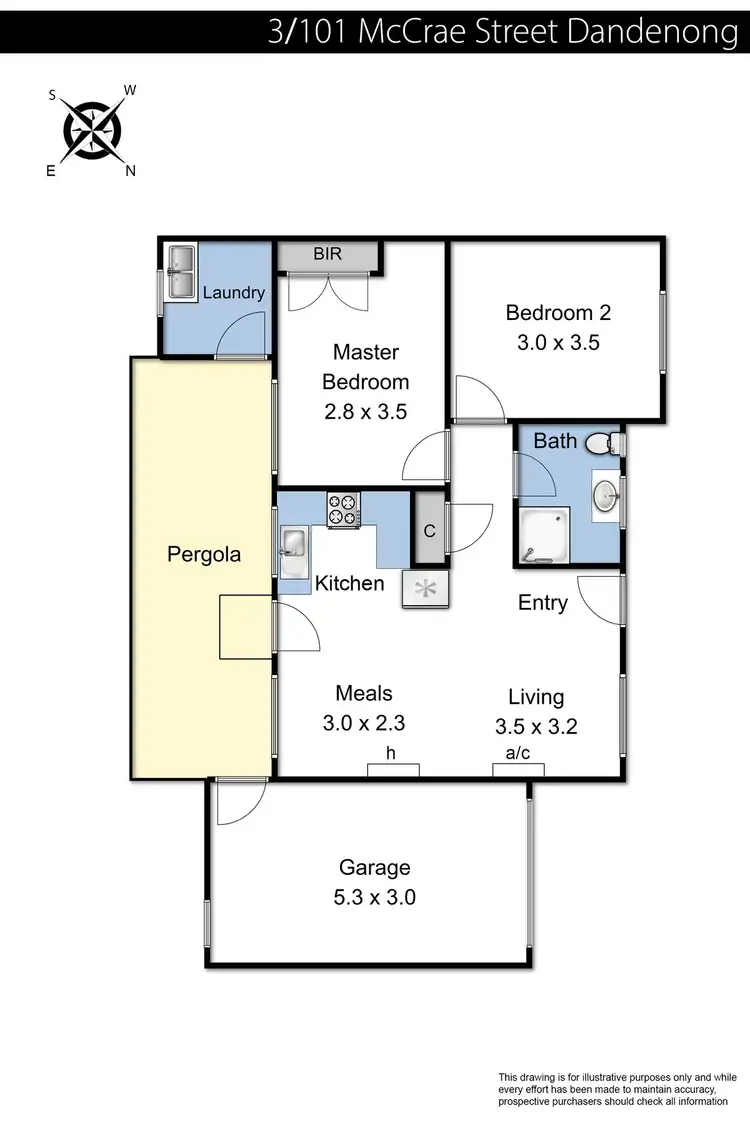 Floorplan of Homely unit listing, 3/101 McCrae Street, Dandenong VIC 3175