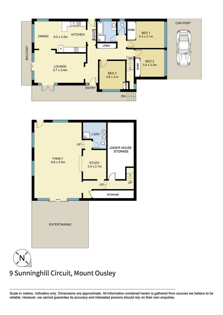 Floorplan of Homely house listing, 9 Sunninghill Circuit, Mount Ousley NSW 2519