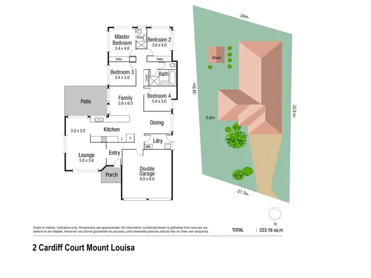 Floorplan of Homely house listing, 2 Cardiff Court, Mount Louisa QLD 4814