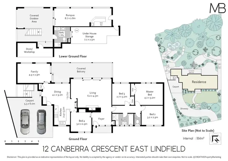 Floorplan of Homely house listing, 12 Canberra Crescent, East Lindfield NSW 2070