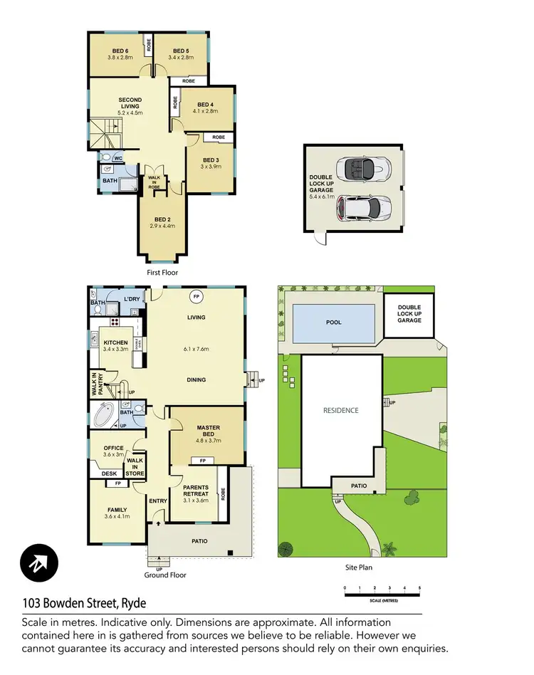 Floorplan of Homely house listing, 103 Bowden Street, Ryde NSW 2112