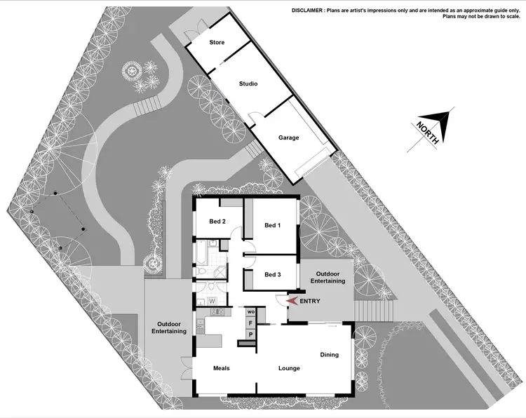 Floorplan of Homely house listing, 41 Hicks Street, Red Hill ACT 2603