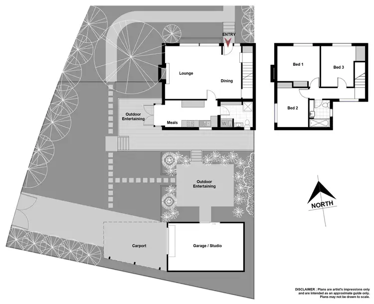 Floorplan of Homely house listing, 16 Boolimba Crescent, Narrabundah ACT 2604