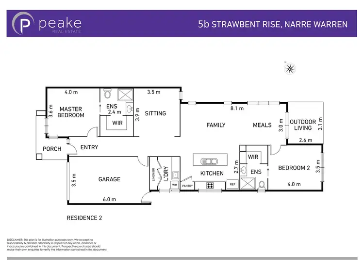 Floorplan of Homely unit listing, 5b Strawbent Rise, Narre Warren VIC 3805