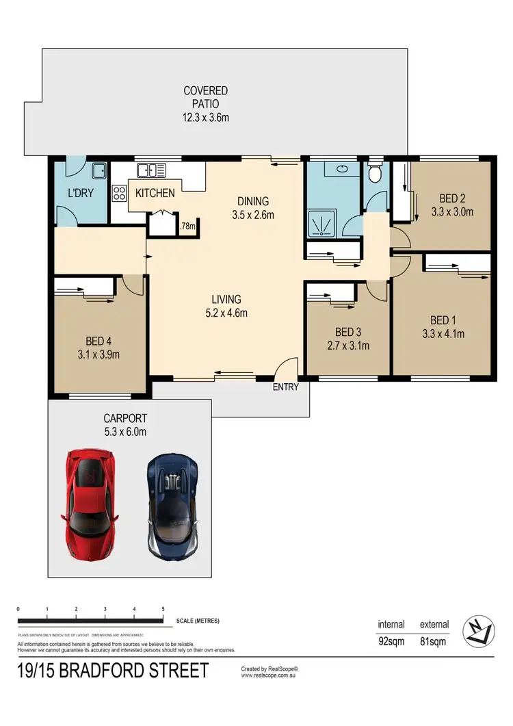 Floorplan of Homely townhouse listing, 19/15 Bradford Street, Darra QLD 4076