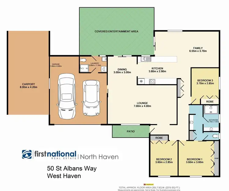 Floorplan of Homely house listing, 50 St Albans Way, Laurieton NSW 2443