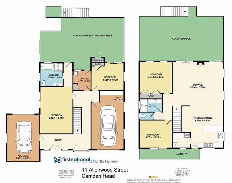 Floorplan of Homely house listing, 11 Allenwood Street, Camden Head NSW 2443