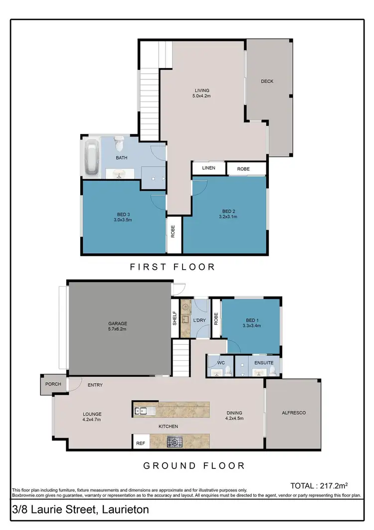Floorplan of Homely villa listing, 3/8 Laurie Street, Laurieton NSW 2443