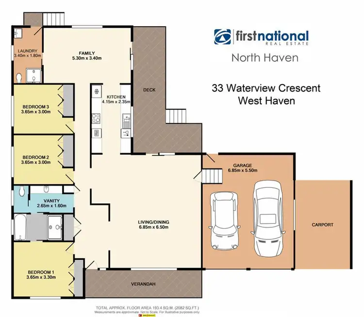 Floorplan of Homely house listing, 33 Waterview Crescent, West Haven NSW 2443