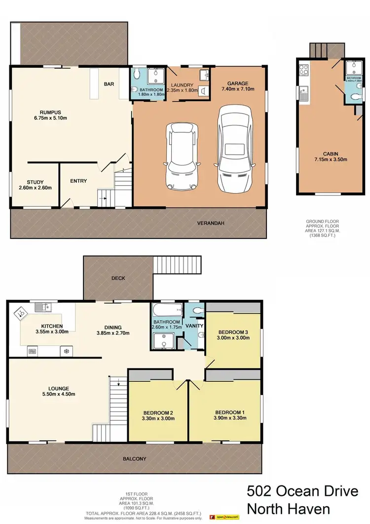 Floorplan of Homely house listing, 502 Ocean Drive, North Haven NSW 2443