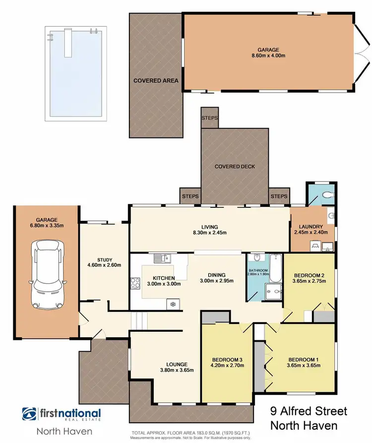 Floorplan of Homely house listing, 9 Alfred Street, North Haven NSW 2443
