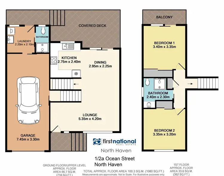 Floorplan of Homely apartment listing, 1/2A Ocean Street, North Haven NSW 2443