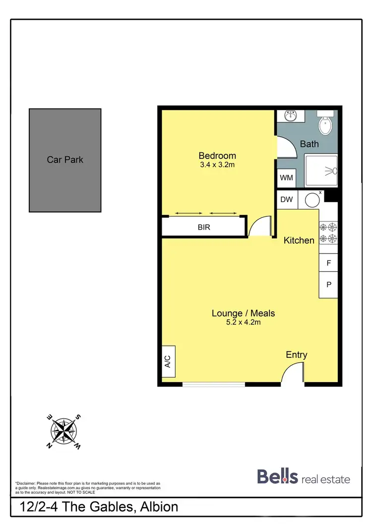 Floorplan of Homely apartment listing, 12/2-4 The Gables, Albion VIC 3020