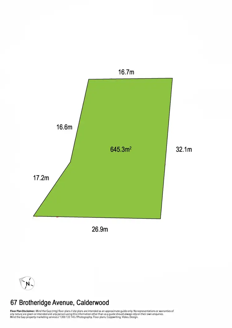 Floorplan of Homely land listing, 67 Brotheridge Avenue, Calderwood NSW 2527